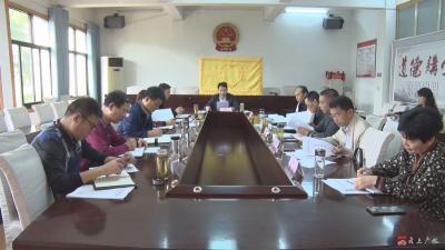 石守超主持召开市人大常委会党组（主任）会议