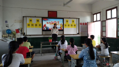 加强国防教育 振奋民族精神——广水办事处驼子小学组织国防教育主题班会