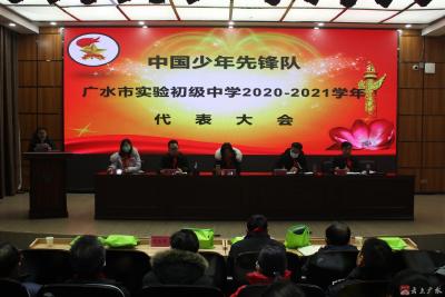 市实验初中召开2020—2021学年度少先队代表大会