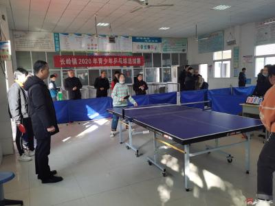 长岭镇2020年青少年乒乓球选拔赛圆满结束