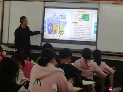 杨寨镇中心中学积极开展预防春季传染病宣传教育活动
