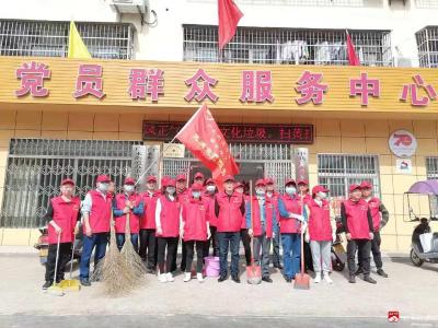 用劳动行 践爱卫题 弘节日名 ------下沉解放社区工作队在行动 