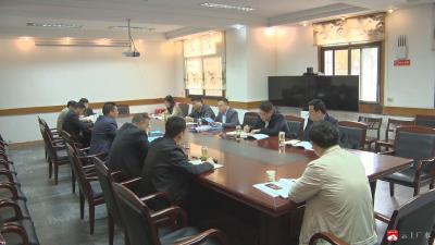 杨光胜主持召开市政府党组2021年第二次会议