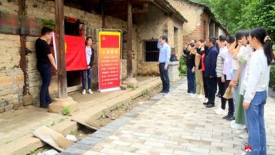 市委宣传部到吴店镇开展学党史和红色教育活动
