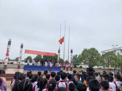 长岭镇平林中心小学举行新少先队员入队仪式 