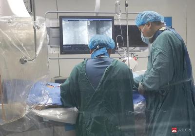 撑起“生命的保护伞”——广水一医院成功实施首例下肢静脉滤器植入术
