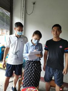 关庙镇中心中学：防控疫情速行动 下沉社区筑防线
