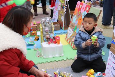 欢乐过元旦  开心逛庙会——华师广水幼儿园开展迎新年逛庙会活动