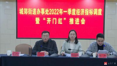 城郊街道办事处召开2022年一季度经济指标调度暨“开门红”座谈会