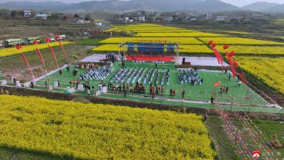 【越·广水】广水：油菜花香醉游人  特色农产品成亮点 