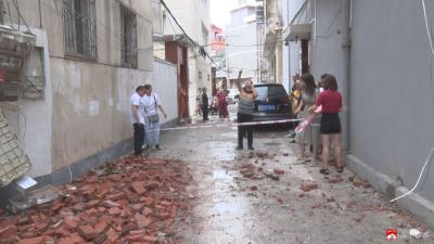 【越•广水】狂风肆虐  民宅受损  相关部门紧急核灾救灾
