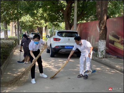 发挥党员模范 打赢创城攻坚