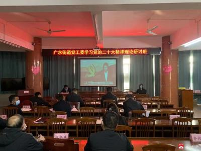 【越·广水】广办：深入学习贯彻党的二十大精神   全力助推广水“再进位、冲百强、创辉煌”