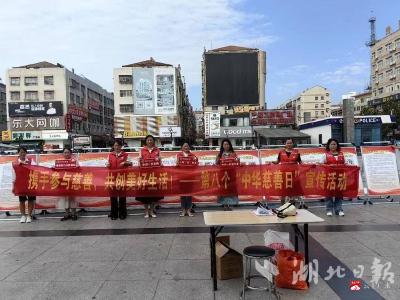 携手参与慈善 共创美好生活 广水开展“中华慈善日”文明实践志愿服务活动