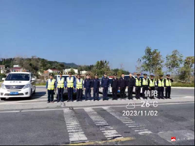【越·广水】广水、信阳两地交通运输部门开展跨区域联合治超行动