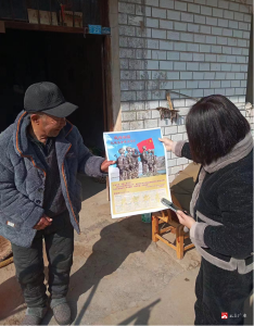 【悦•广水】太平镇：关爱退役军人  年画传递温暖