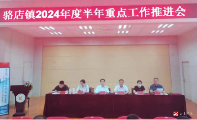 骆店镇召开2024年度半年重点工作推进会