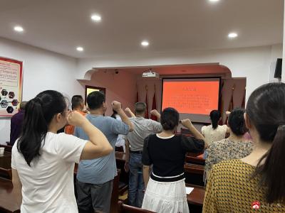 【越·广水】北正街社区开展“不忘初心 坚定信念”退役军人庆“八一”主题活动