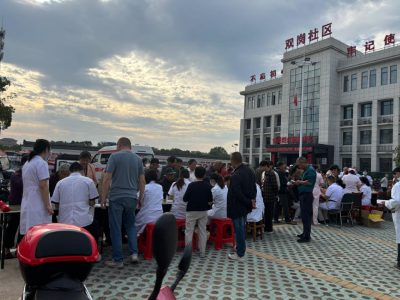 广水经济开发区双岗社区新时代文明实践站开展服务百姓，健康行动”义诊活动