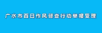 广水市百日作风督查行动举报受理