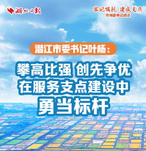 潜江市委书记叶杨：攀高比强 创先争优 在服务支点建设中勇当标杆