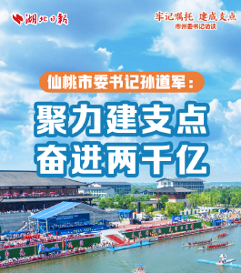 仙桃市委书记孙道军：聚力建支点 奋进两千亿