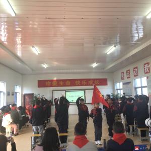 骆店镇中心小学举办《珍爱生命，快乐成长》主题队会展示活动 --团市委领导莅临指导共话少先队发展