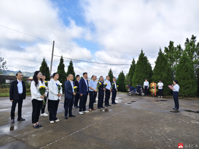 【越·广水】传承英烈精神 汲取奋进力量——吴店镇隆重举行第十二个烈士纪念日公祭活动