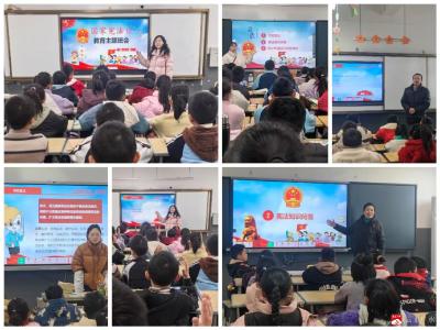 长岭镇中心小学：知宪于心 守法于行