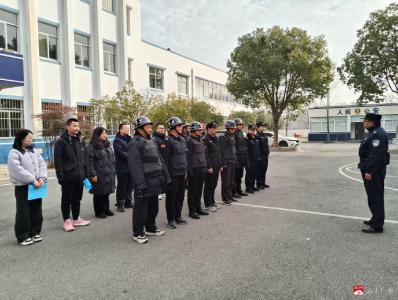 保安实战演练，筑牢校园安全