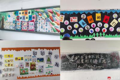 蔡河镇小河中心小学开展文创作品展示活动