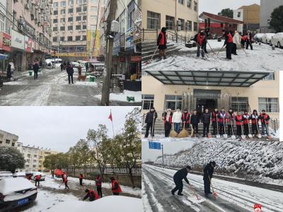 文明践于行 除雪暖民心 余店镇多方力量绘就冬日文明风景线