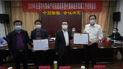 随县召开农村集体产权制度改革暨村集体经济发展工作视频会