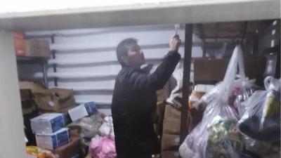 草店镇市场监管所对大连凯洋世界海鲜股份有限公司产品开展全面排查