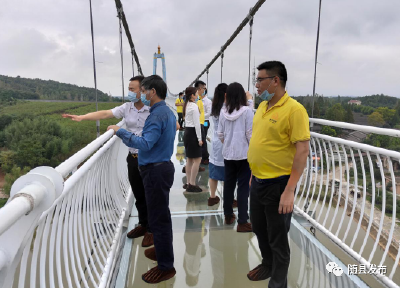 省文化和旅游厅来随县督导调研“与爱同行 惠游湖北”活动情况