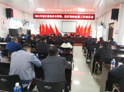 高城镇召开2021年度城乡居民医疗保险和养老保险征收工作动员会