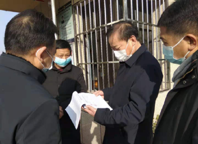 县人大领导到尚市镇督导疫情防控工作