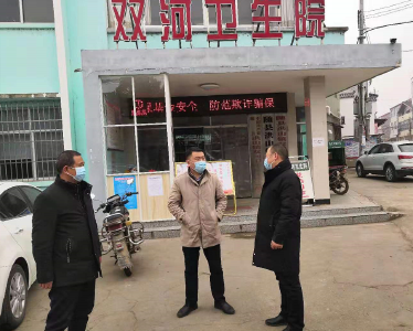 洪山镇督导疫情防控工作