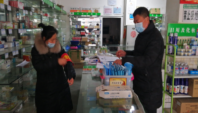 澴潭镇市场监管所强化辖区药店日常监管