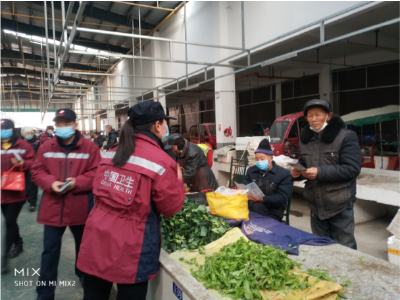 随县疾控中心下沉炎帝社区宣传疫情防控知识