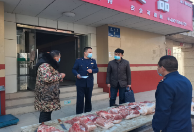 三里岗市场监管所强化疫情防控工作