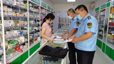 三里岗市场监管所从严落实疫情防控措施