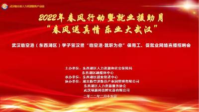 “临空港·就职为你”网络直播招聘会入口