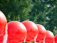 码头潭文化遗址公园上演趣味瑜伽挑战赛！