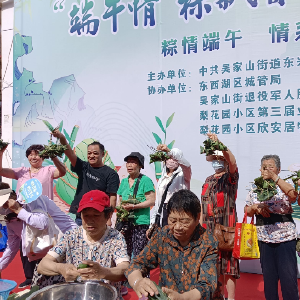 东兴里社区开展“粽香传情 爱在端午”主题活动