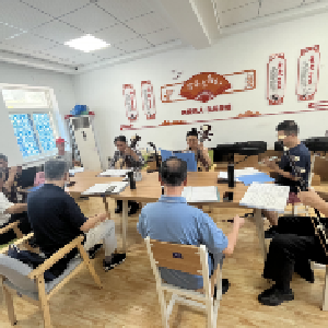 吴南里纳凉室奏响社区清风曲