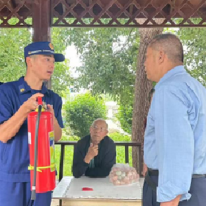 社区物业齐发动 消防安全“双行动”