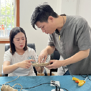 吴家山街田园社区开展DIY制作活动