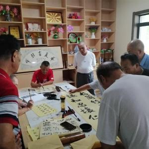 翰墨相逢 文脉共续 | 新苑社区开展书法交流会