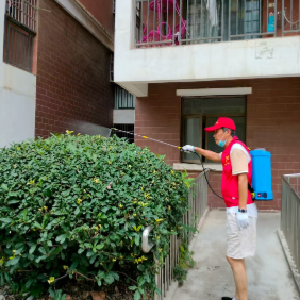 将军路社区开展集中消杀行动